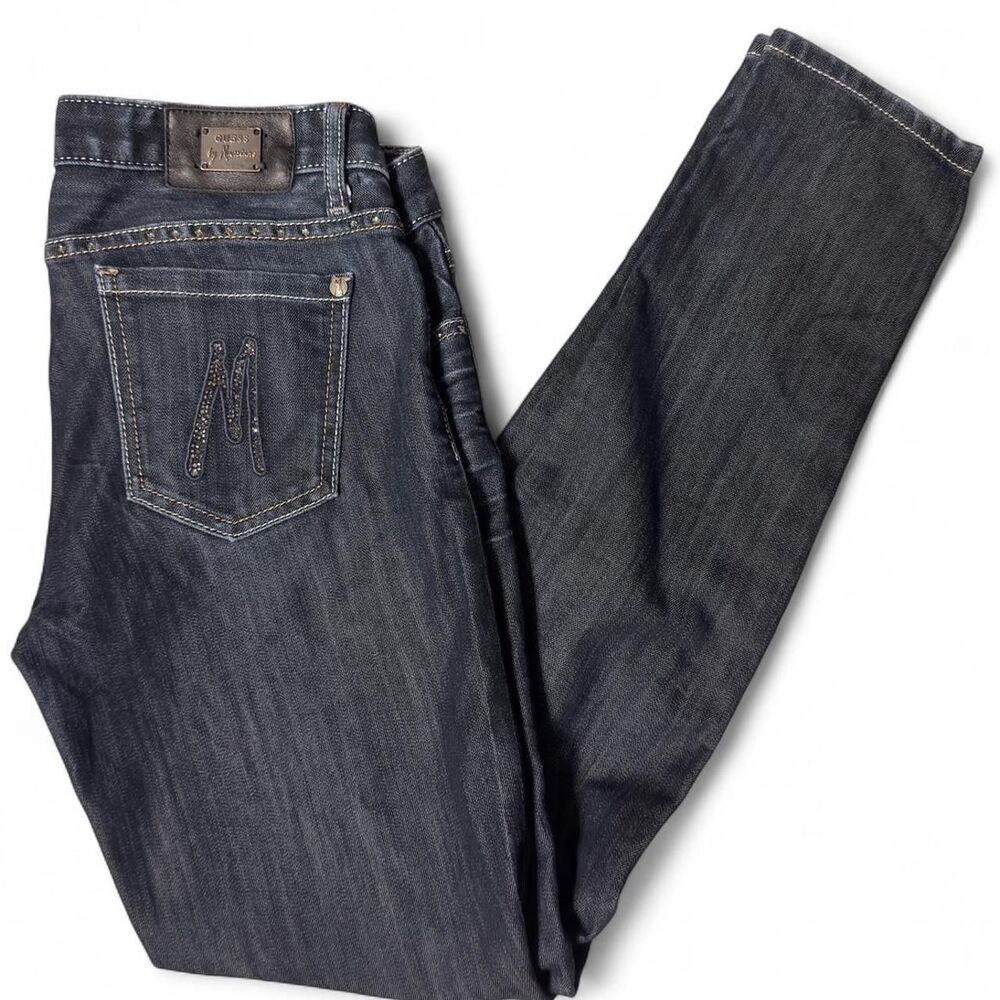(2005-2008) Guess Marciano Rhinestone Jeans - Dark Indigo - 28
